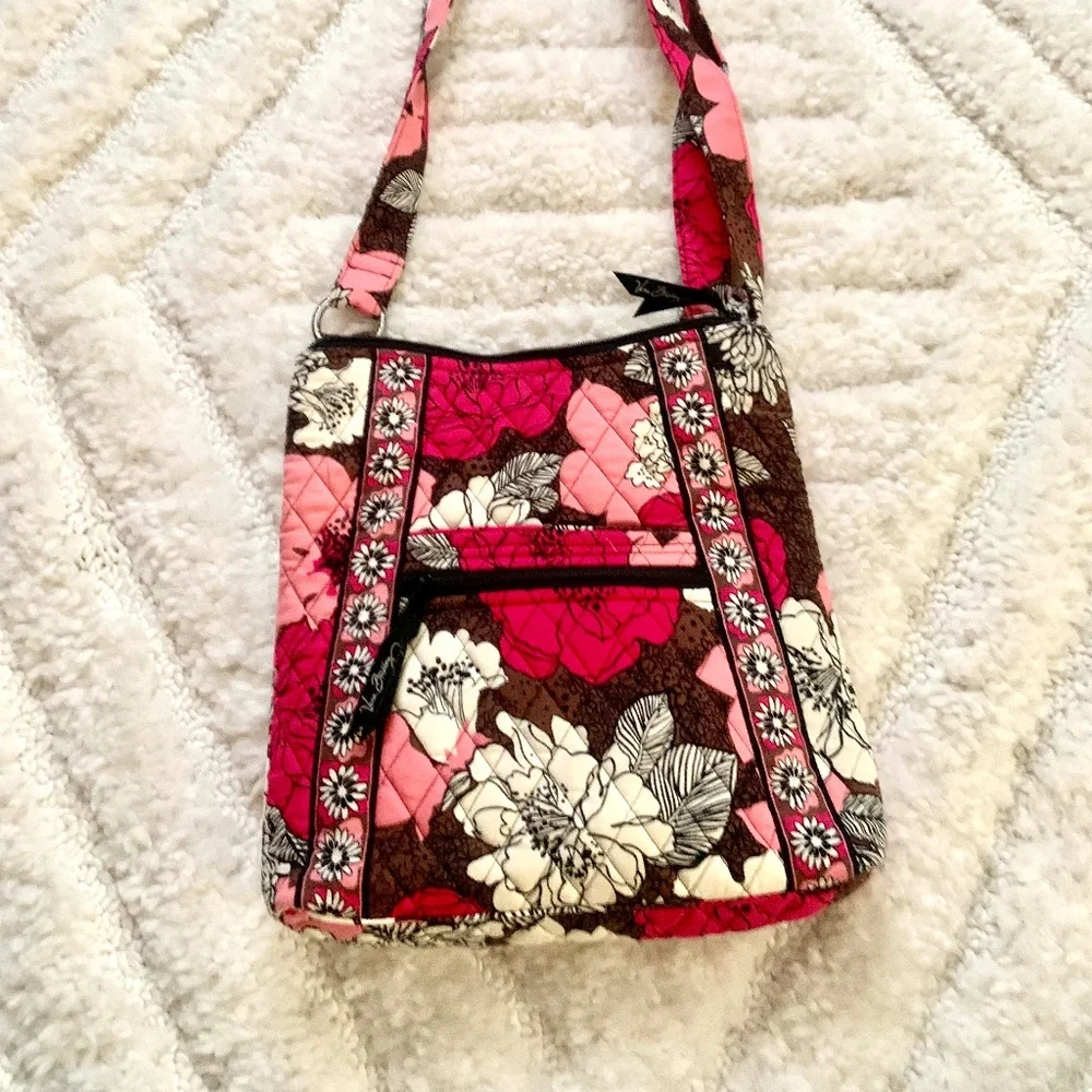 Vera Bradley Hipster Crossbody Bag in Retired MOCHA ROUGE